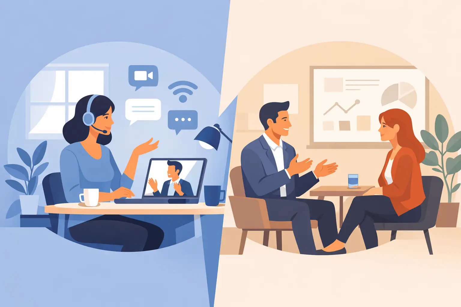 Online oder vor Ort Coaching - was passt?