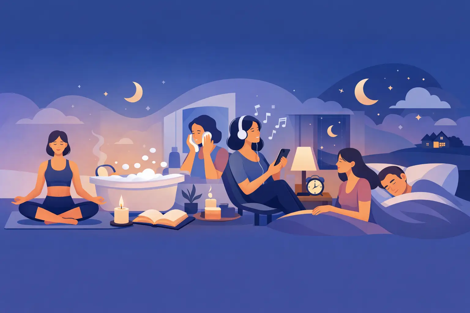 7 Schritte zur Abendroutine für ruhigen Schlaf