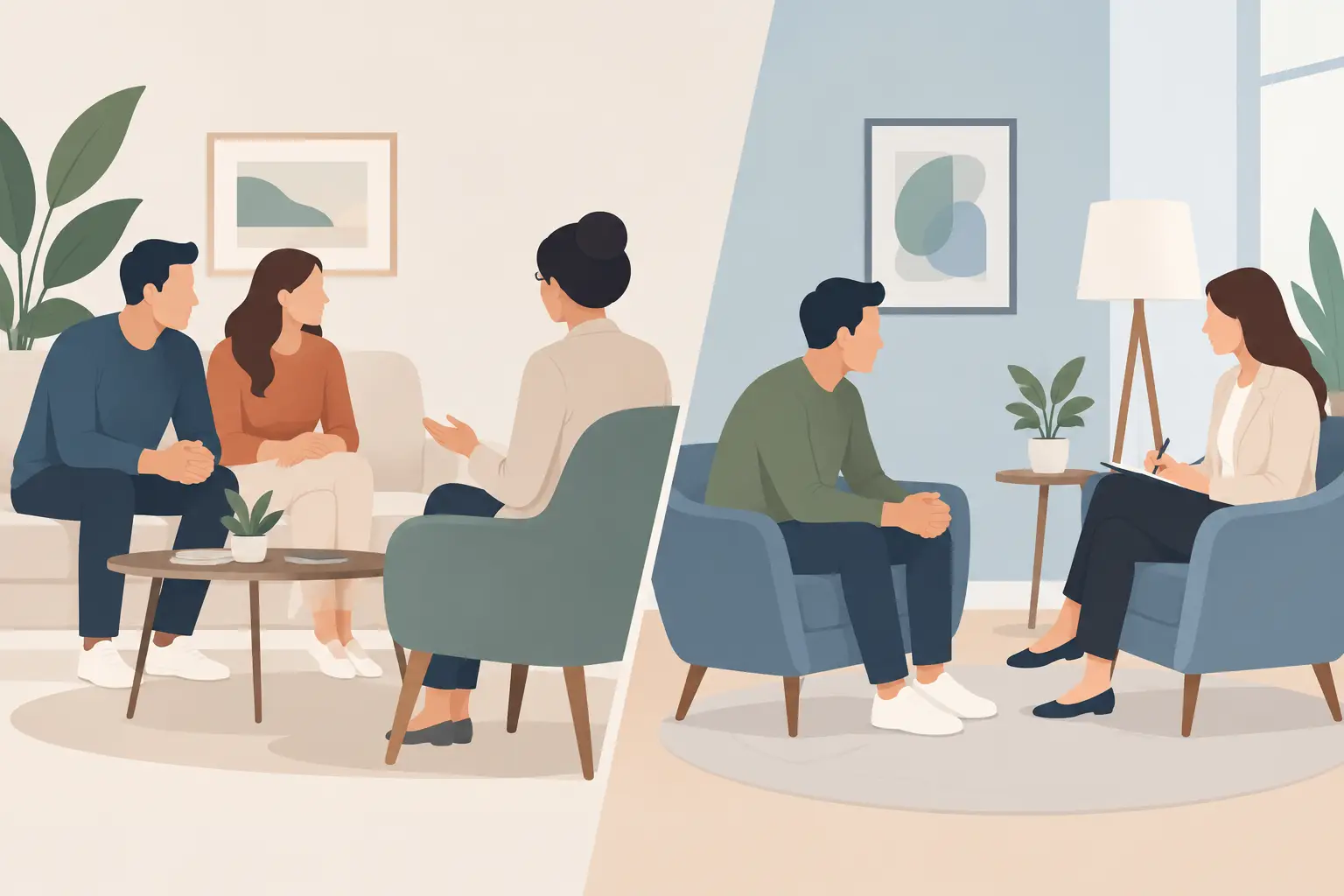 Paarcoaching versus Einzelcoaching in der Beziehung